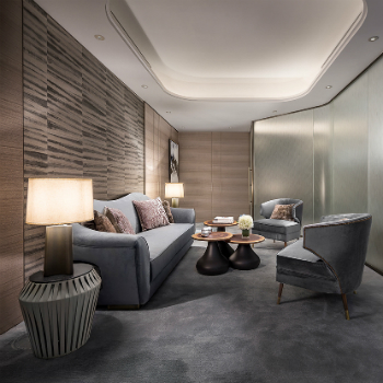Grey Is The Warmest Color: LA CRESTA Sales Office in Hong Kong